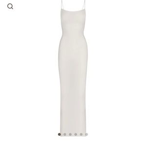 Skims marble (white ) soft lounge dress size s